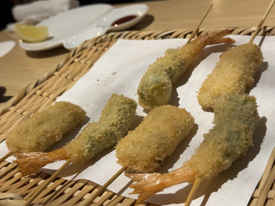 はい、串揚げです。